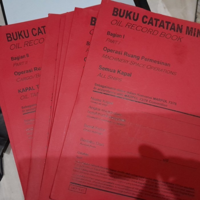 

Buku jurnal minyak