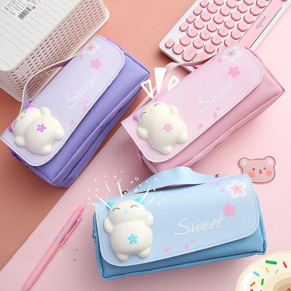 

Diskon Kawa Kotak Pensil Squishy Lucu Kain Pencil Case Aesthetic Multifungsi Of14