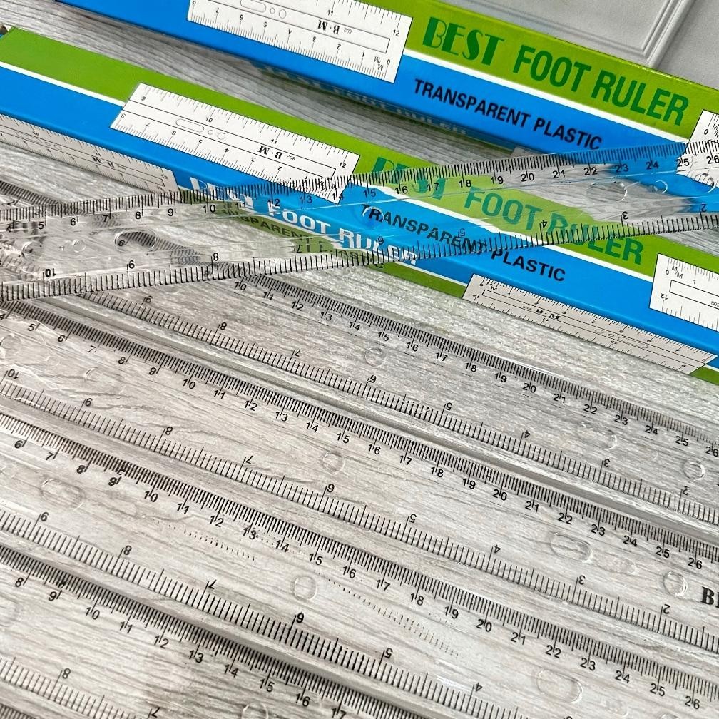 

fx-45 SELUSIN ( 12 PCS ) Penggaris Plastik Mika 30 Cm Terlaris