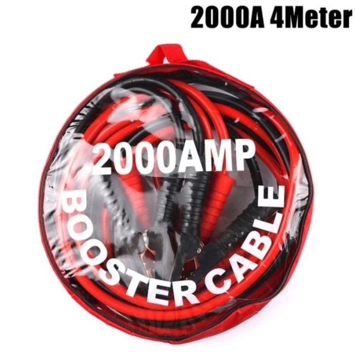 Kabel Jumper Aki Mobil Pancingan Aki 2000 Amp 4 Meter