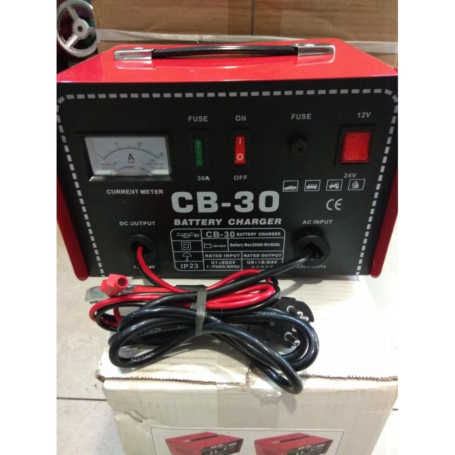 Battery Charger Cb-30 - Cas Aki 30A Rhino - Changer Aki 30A