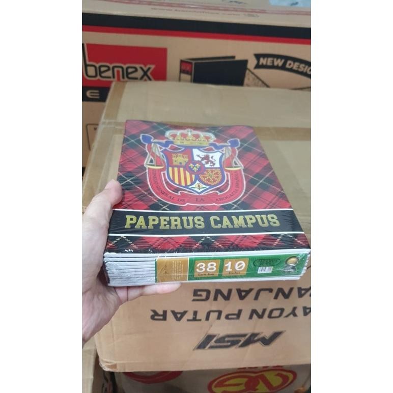 

New Arival Buku tulis campus 38 lembar 1 pack isi 10 pcs Murah