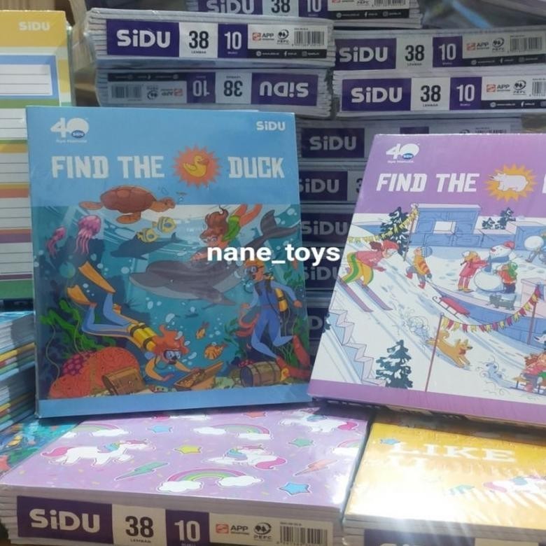 

se-7 Buku Sidu 58 Lembar 1 Pack / Buku Tulis Sidu 38 Lembar 1 Pack / Buku Tulis SINAR DUNIA Murah