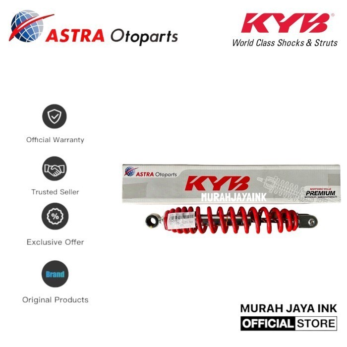 BERMUTU Shockbreaker KYB KAYABA PREMIUM ALL TYPE MATIC 300MM BELAKANG ORI