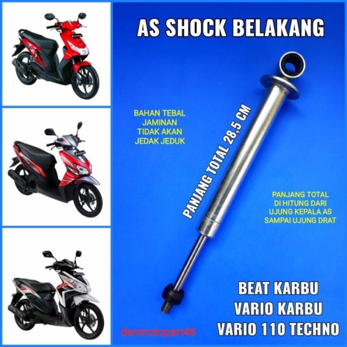 TERLENGKAP Hidrolis As Shock belakang Beat Vario Scoopy karbu