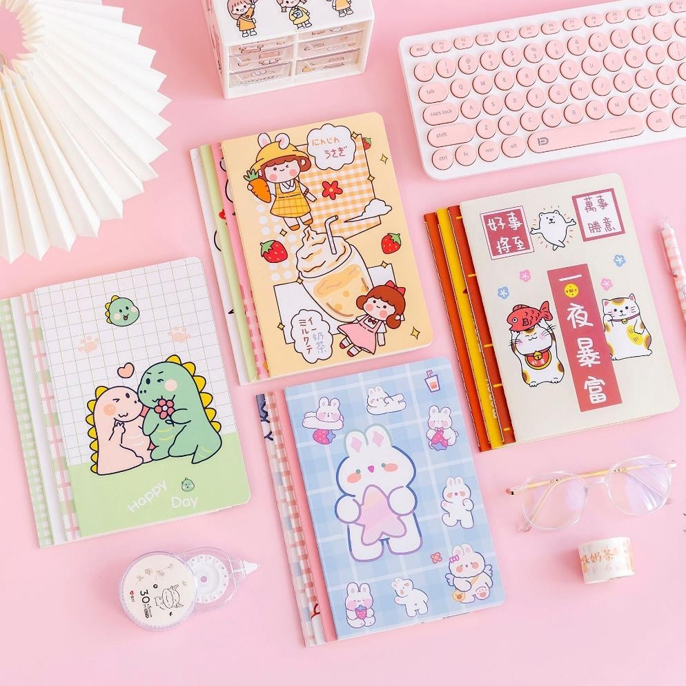 

vf-52 MURMURE | NOTEBOOK BUKU TULIS CATATAN A5 MOTIF KARTUN LUCU A5 SEWED Original