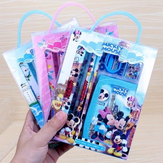 

rt-342 KINGS - S5926 Stationery Set / Alat Tulis Set 6 in 1 Hadiah Souvenir / Paket Alat Tulis + Dompet Anak / Alat Tulis Set Karakter Terlaris