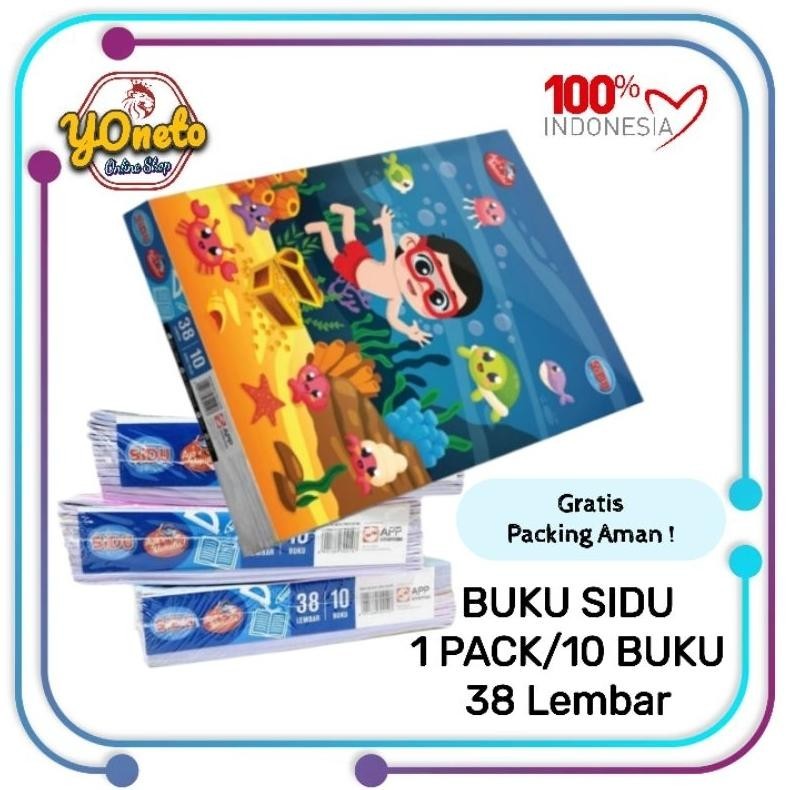 

re-65 BUKU TULIS SIDU 38 (1PACK 10 BUKU) Terlaris