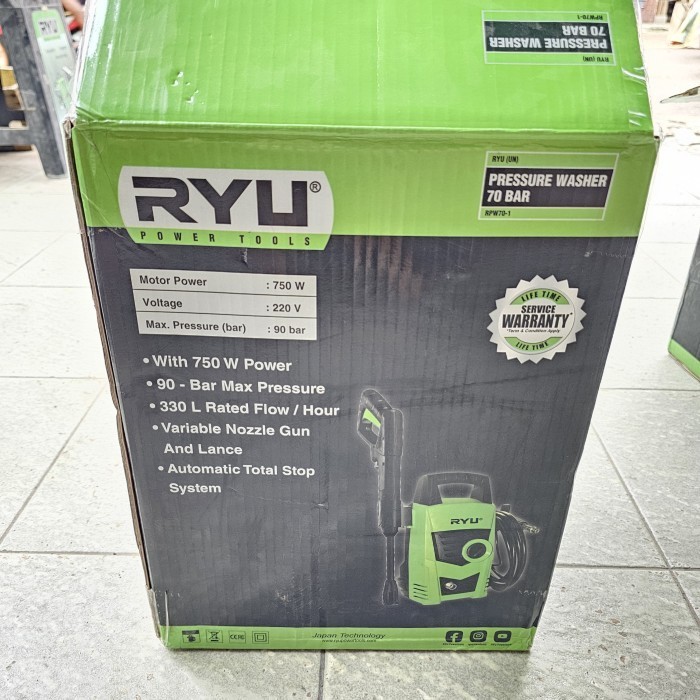 Mesin jet steam / pressure washer RPW 70-1 ryu