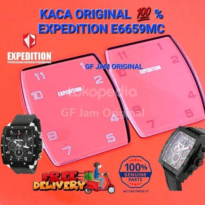 KACA JAM TANGAN EXPEDITION E6659 E 6659 MC ORIGINAL 100% SPARE PART