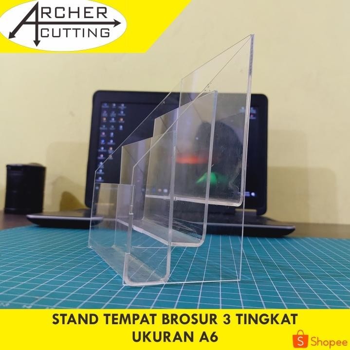 

VIRAL stand brosur meja 3 tingkat tent holder 1/3 f4 akrilik ir-38