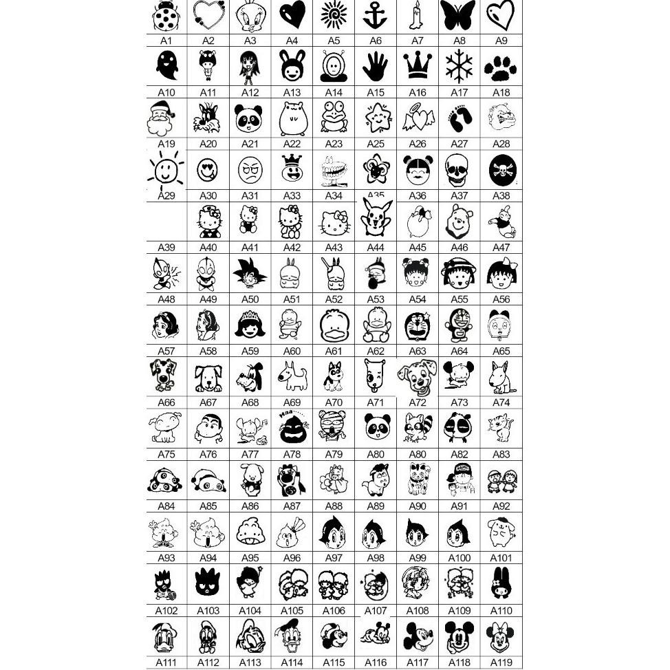 

VIRAL custom Stamp / stempel Kain Nama uk-12