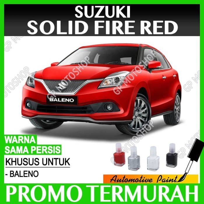 Suzuki Baleno Solid Fire Red Cat Oles Penghilang Baret Mobil Merah