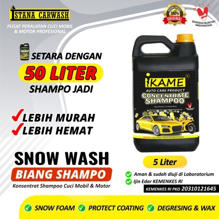 Biang Shampo Salju / Konsentrat Shampoo Cuci Mobil Motor Carwash Ikame