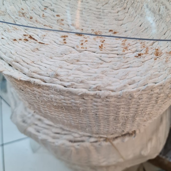 Asbes Pita 3" Inch / Asbestos Tape/Isolasi Tahan Panas/Isolasi Knalpot