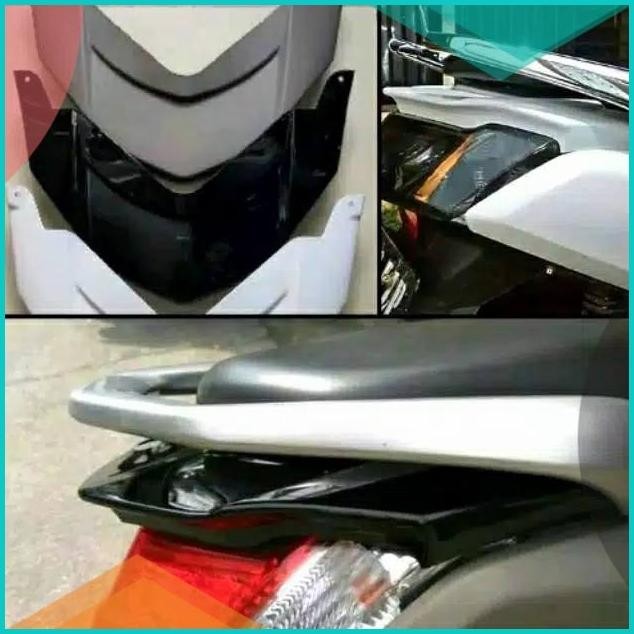 Ducktail Nmax Old Sirip Lampu Stop Nmax Old Cover Topi Lampu Stop Nmax