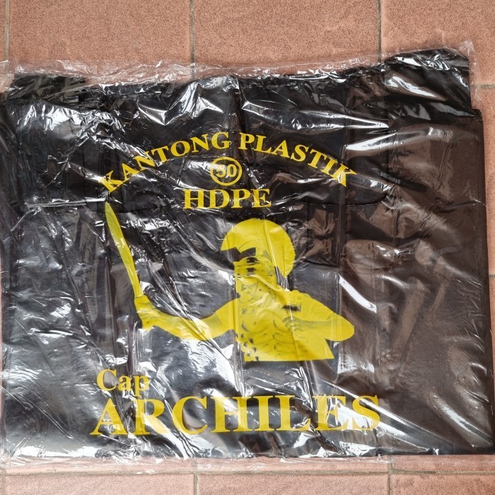 

MURAH Kantong Plastik Hitam uk 50 Tebal / Kantong kresek Jumbo Hitam 50