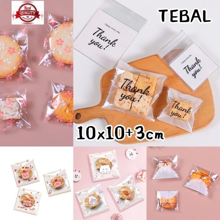 

TERMURAH Plastik OPP Cookies Fancy Uk.10x10 +3