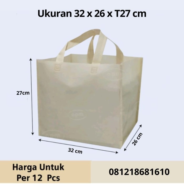 

HOT PROMO Tas Spunbond Kotak Kue/Handle Box