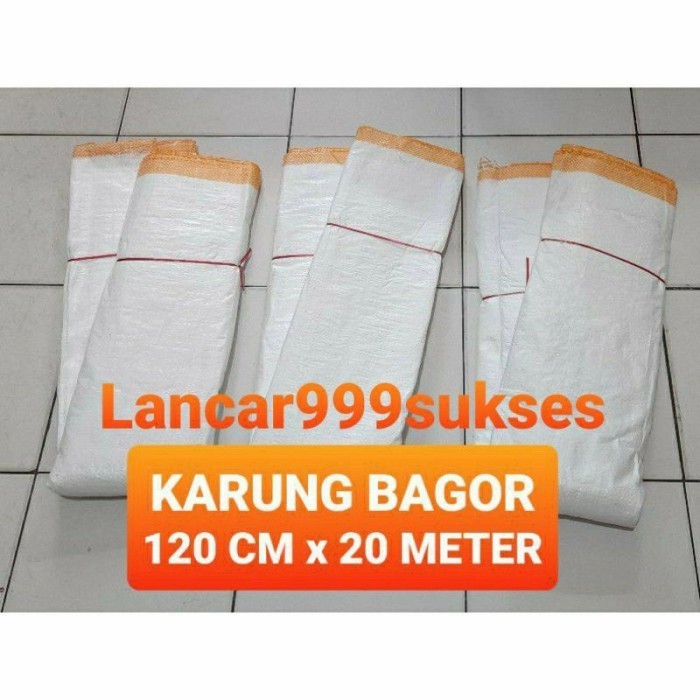 PROMO Karung Plastik Bagor karung roll packing karung meteran 120 x 20 meter