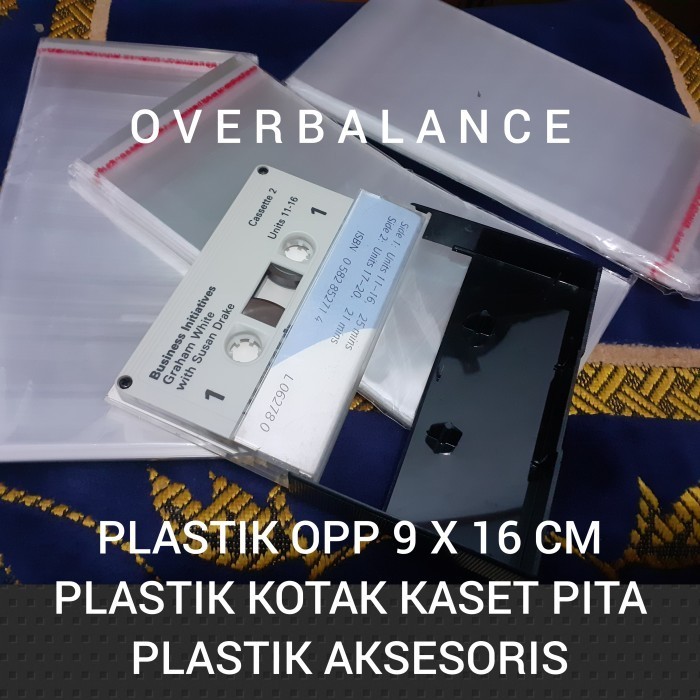 

PROMO Plastik Kaset Pita OPP Lem 9 x 16 cm 40 micron