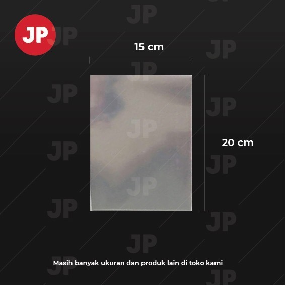 

MURAH Plastik OPP Kiloan (Tanpa Lem) Uk 15x20 untuk souvenir, packing, dll