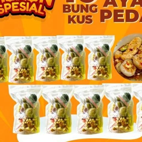 

10 Bungkus Baso Aci Ayam Suwir Pedas Food Kaldu