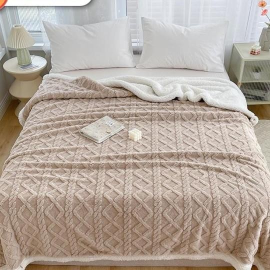 Selimut Tebal Dewasa Uk 180X200/ Selimut Lembut/Selimut Beludru Domba