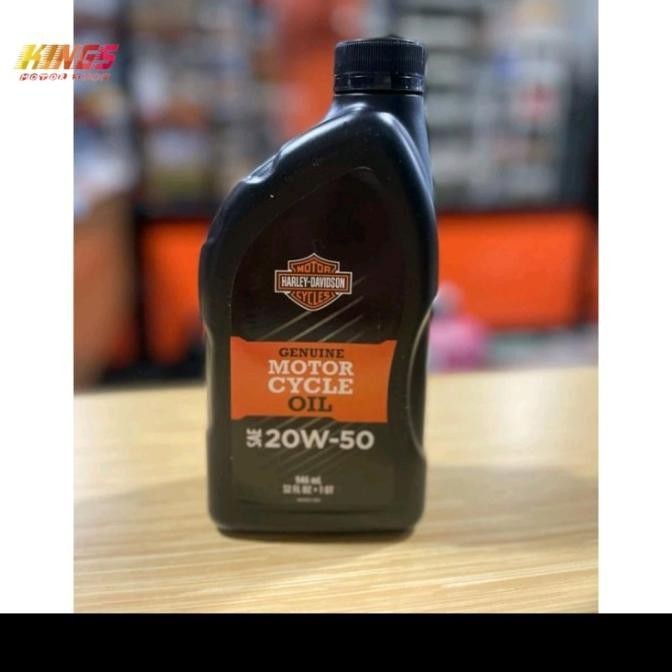 Oli Harley Genuine Sae 20W-50 Per Quart 946Ml Original Original