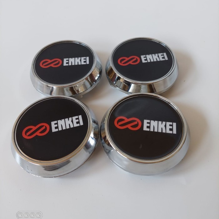 NEW SERIES TUTUP VELG TUTUP DOP AS RODA VARIASI ENKEI MERAH DL 7CM ,DD 5.9CM ORIGINAL QUALITY