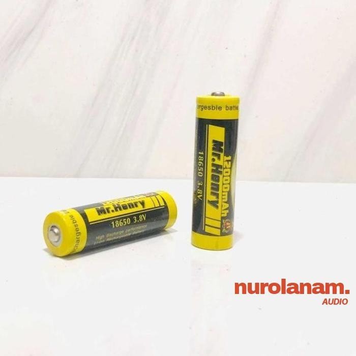 BATERAI BATRAI BATRE Mr Henry Charger 18650 3.7V 12000ma nurolanam