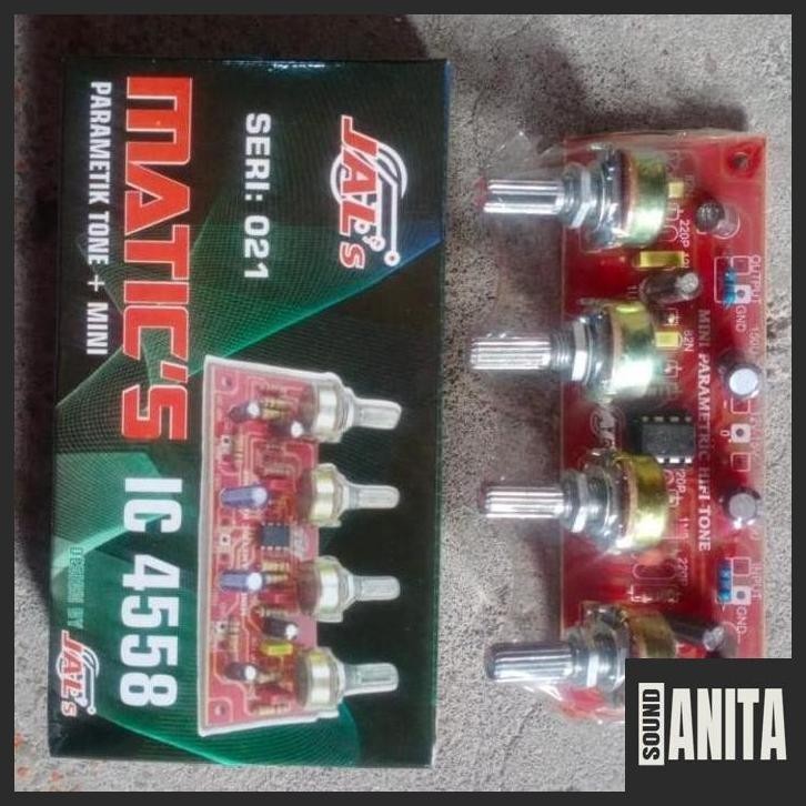 PROMO KIT MATIC'S IC 4558 PARAMETIK TONE + MINI / Kit Parametik Tone IC 4558 anita__55
