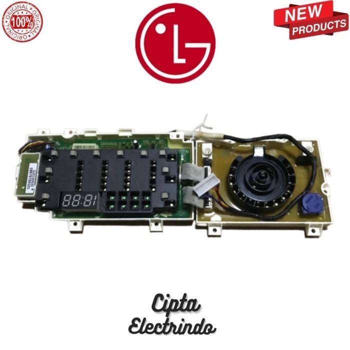 PCB MODUL DISPLAY MESIN CUCI LG FRONT LOADING EBR80574911 F1007NPPW