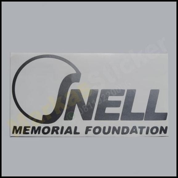 

GRATIS ONGKIR STICKER SNELL MEMORIAL FOUNDATION TEXTLINE !!!
