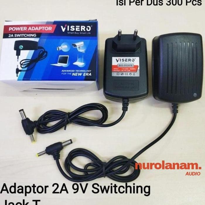 Adaptor 9 Volt 2 Ampere Visero nurolanam