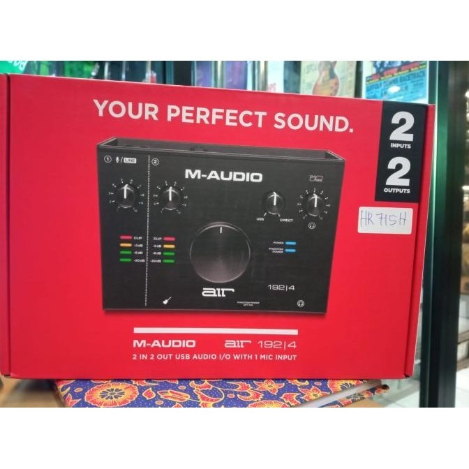 M Audio Air 192/4 2 In 2 Out Audio Interface / M-Audio Air