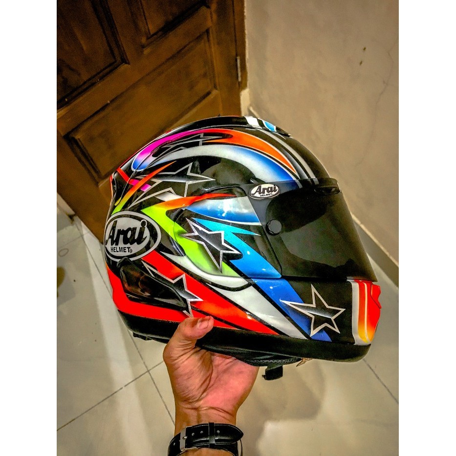 (SOLD) ARAI RX7X REPAINT NAKANO RABBIT