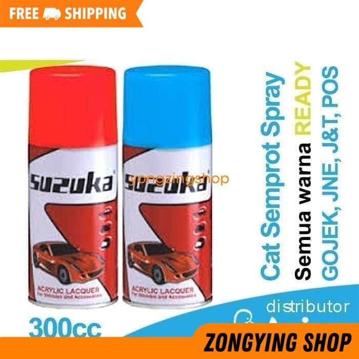 CAT SPRAY SUZUKA KUNING FLUORESCENT SEMPROT BESI BERPENDAR SF1 PYLOX ZONGYING SHOP KUALITAS TERBAIK