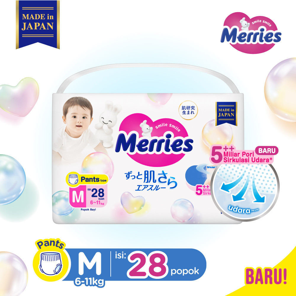 Merries Premium Popok Bayi Celana M 28