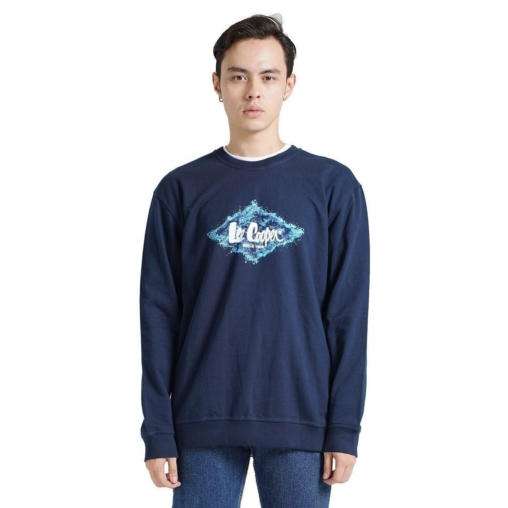 Sweater Kaos Pria Lee Er Diamond Painting Navy