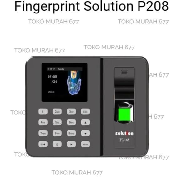 Mesin Absen Fingerprint Solution p208