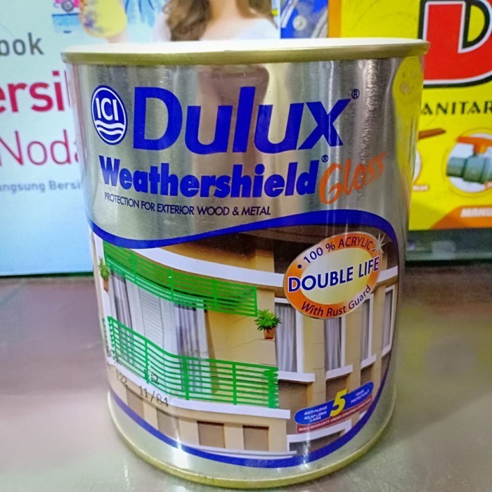 Produk Cat Kayu Dan Besi Cat Minyak Dulux Weathershield Gloss 1 KG
