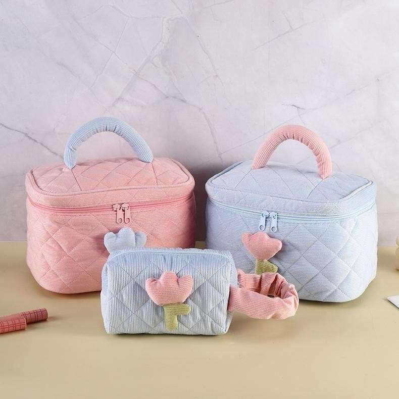 

Tgc-1924 Kensho Kotak Pensil Sleting Motif Bunga Tulip Flower Handle Pastel / Pouch Makeup Aesthetic Tulip / Tas Aksesoris Wanita Lucu Import / Zipper / Flowers Terlaris