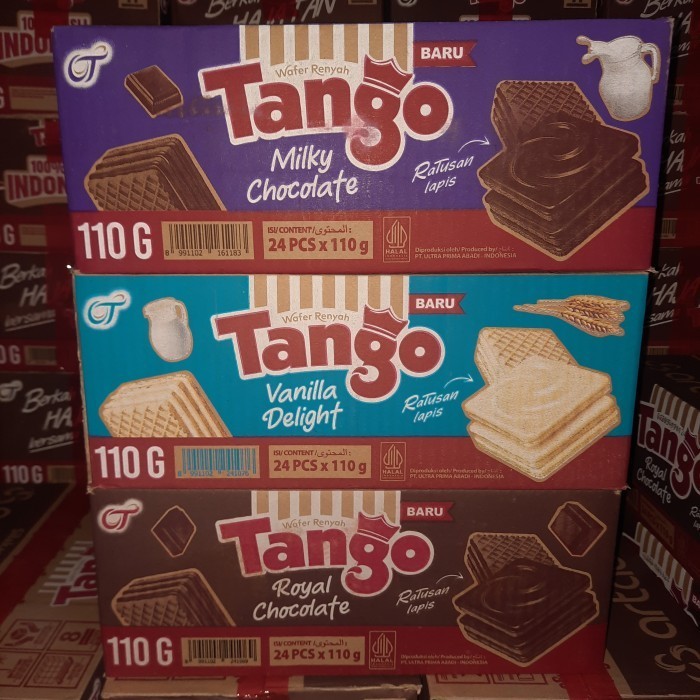 

EKSLUSIF Wafer Tango 130 gr/Karton/Dus, isi 24 Pcs (HARGA TERMURAH)