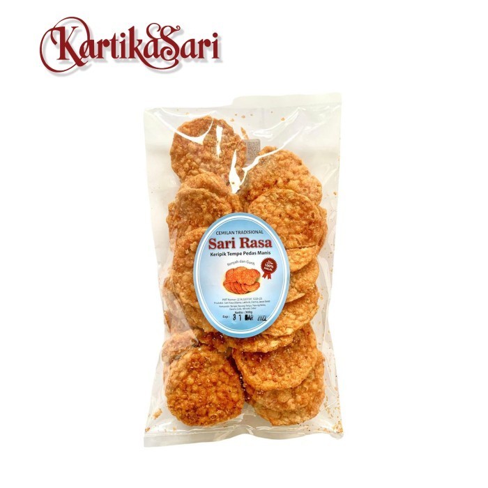 

LIMITED EDITION Keripik Tempe Pedas Manis - Sari Rasa