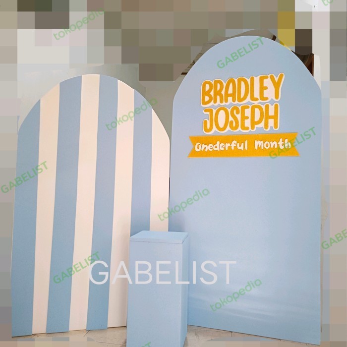 Terbaru Backdrop Styrofoam Ulang Tahun Full Aurora Promo Terlaris