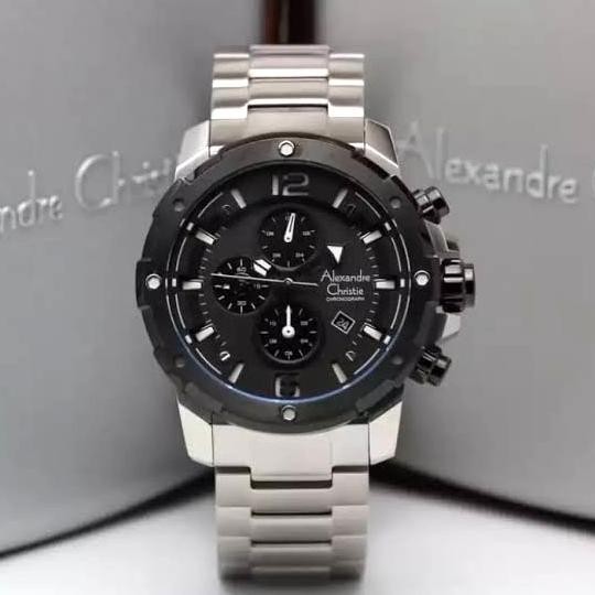 ALEXANDRE CHRISTIE AC6410 MC / AC 6410 MC MAN SILVER BLACK