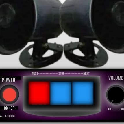 Klakson Telolet Basuri Mobil Motor 80Nada 12-24V.