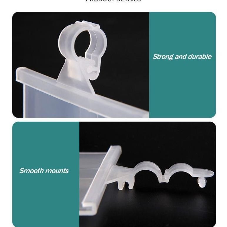 

Promo Spesial 20Pcs/Set Label Harga Mika Price Tag Holder Minimarket Tag Harga Display Price Tag Label Holder Gb29