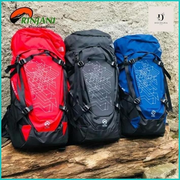 OUTDOOR Tas Gunung Carrier Cobra 60L - Keril 60 Liter Free Raincover